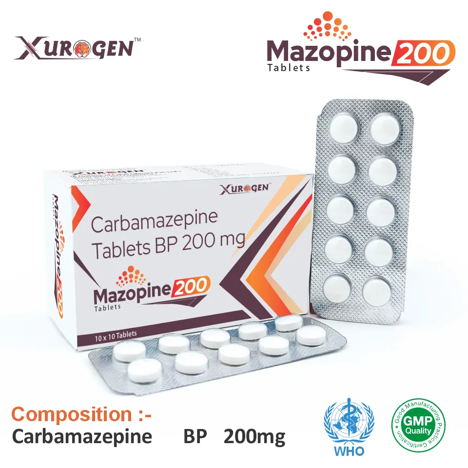 Carbamazepine 200mg Tablet Packaging
